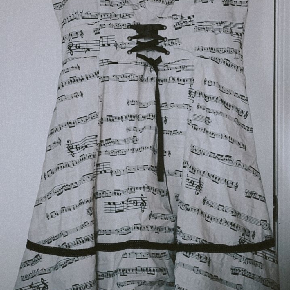 Sweetheart Swing Music Note Dress